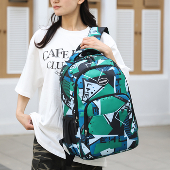 Σακίδιο κορεατικού στιλ με αντίθεση, αστικός μινιμαλισμός, 20–35 L χωρητικότητα, Oxford ύφασμα, αναπνέον, γεωμετρικό μοτίβο, ιμάντες με αεροσύστημα