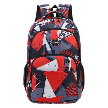 Σακίδιο κορεατικού στιλ με αντίθεση, αστικός μινιμαλισμός, 20–35 L χωρητικότητα, Oxford ύφασμα, αναπνέον, γεωμετρικό μοτίβο, ιμάντες με αεροσύστημα