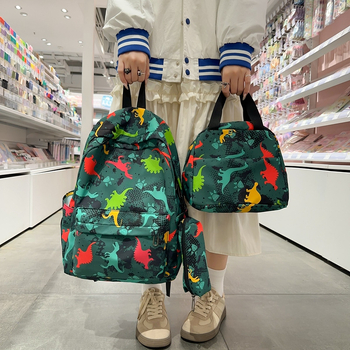 Σετ τριών τσαντών σχολείου με ζωικό μοτίβο, ελαφριές για χαλαρές εξορμήσεις, 20–35 L χωρητικότητα, κατάλληλες για 16 ιντσών φορητό, αναπνέοντες ιμάντες με μαξιλαράκι, Oxford ύφασμα