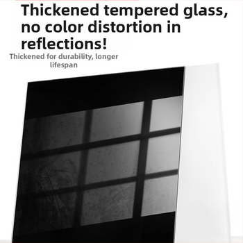 Temperētu stiklu atspoguļojošs fona panelis produktu fotografēšanai; atspoguļojoša virsma; svars 200–800 g