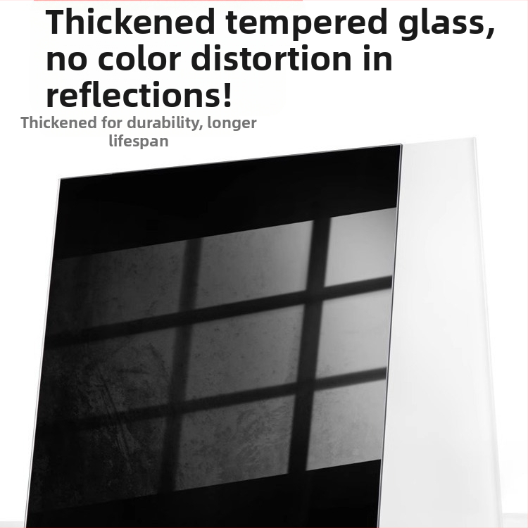 Temperētu stiklu atspoguļojošs fona panelis produktu fotografēšanai; atspoguļojoša virsma; svars 200–800 g