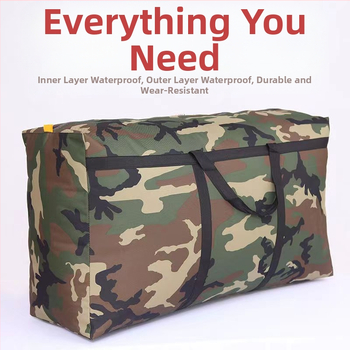 Αποθηκευτική τσάντα για κουβέρτες και ρούχα, αδιάβροχη, παχύτερη, χωρίς οσμές, διπλής όψης, προσαρμόσιμη