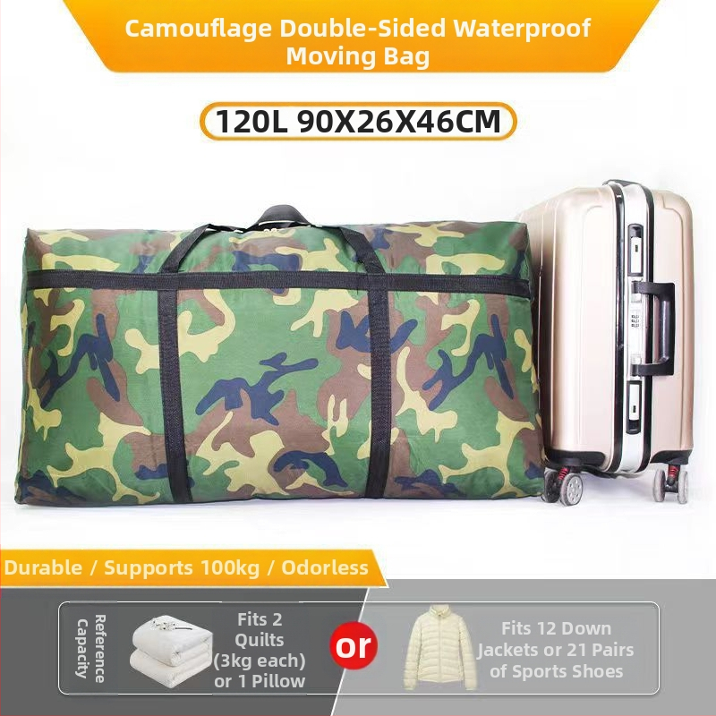 Αποθηκευτική τσάντα για κουβέρτες και ρούχα, αδιάβροχη, παχύτερη, χωρίς οσμές, διπλής όψης, προσαρμόσιμη