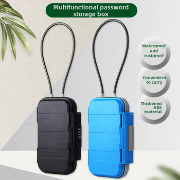 Φορητό κουτί αποθήκευσης τηλεφώνου και πολύτιμων αντικειμένων με αριθμητικό κλείδωμα, μοντέλο G13, ABS πλαστικό