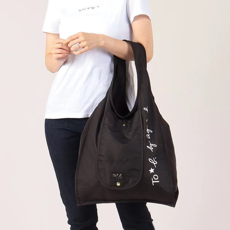 Geantă de umăr pentru cumpărături, pliabilă și portabilă, stil unisex, poliester, eco-friendly.