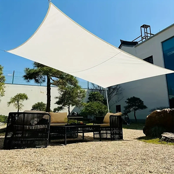 Hongtu Outdoor Taisnstūra saules aizseguma plēve ārējai lietošanai, poliestera audums, ūdensizturīgs PU-2000mm