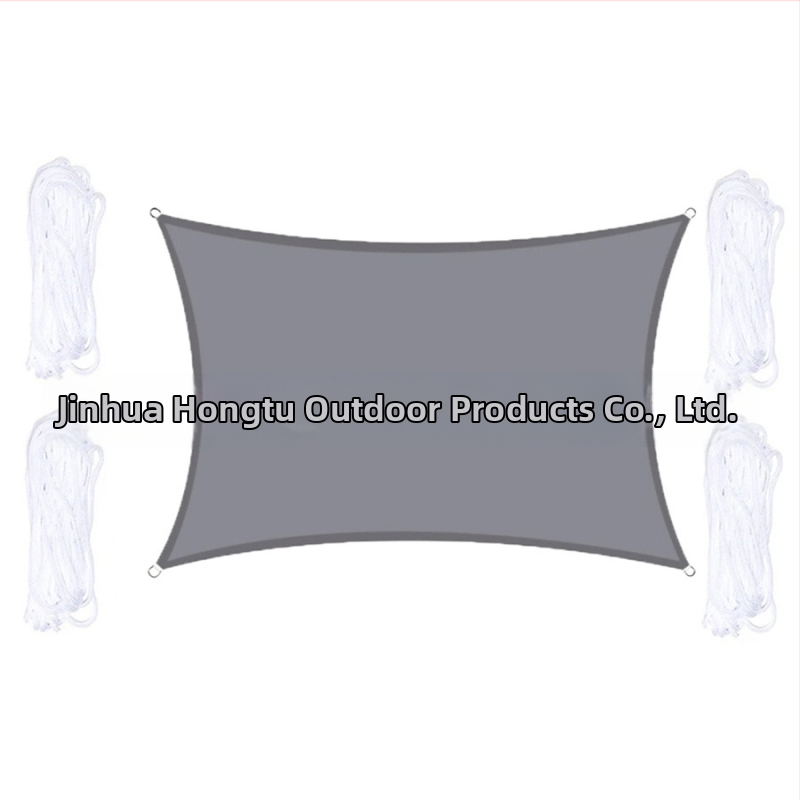 Hongtu Outdoor Taisnstūra saules aizseguma plēve ārējai lietošanai, poliestera audums, ūdensizturīgs PU-2000mm