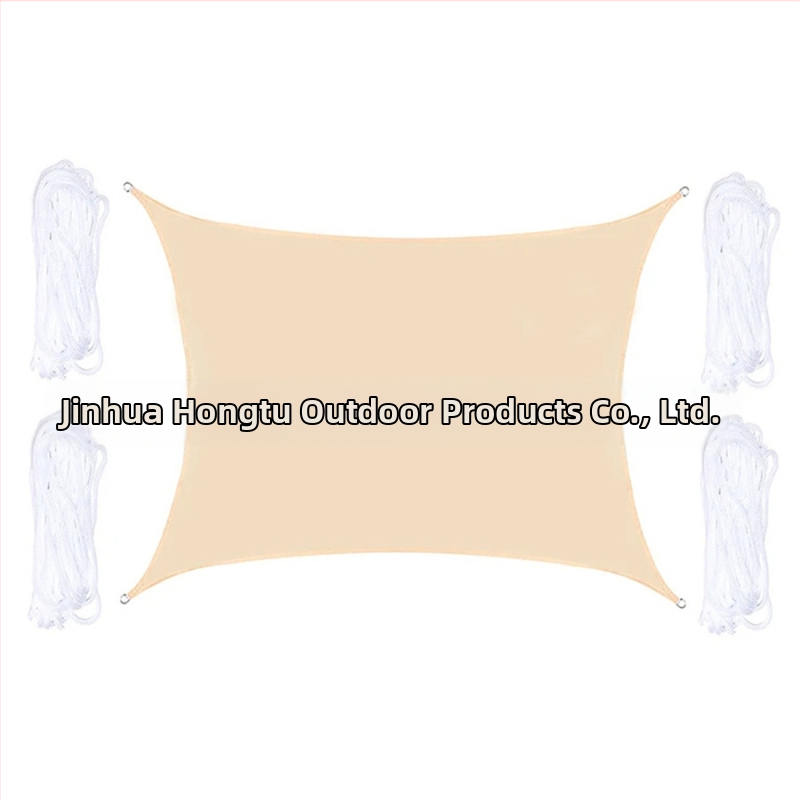 Hongtu Outdoor Taisnstūra saules aizseguma plēve ārējai lietošanai, poliestera audums, ūdensizturīgs PU-2000mm