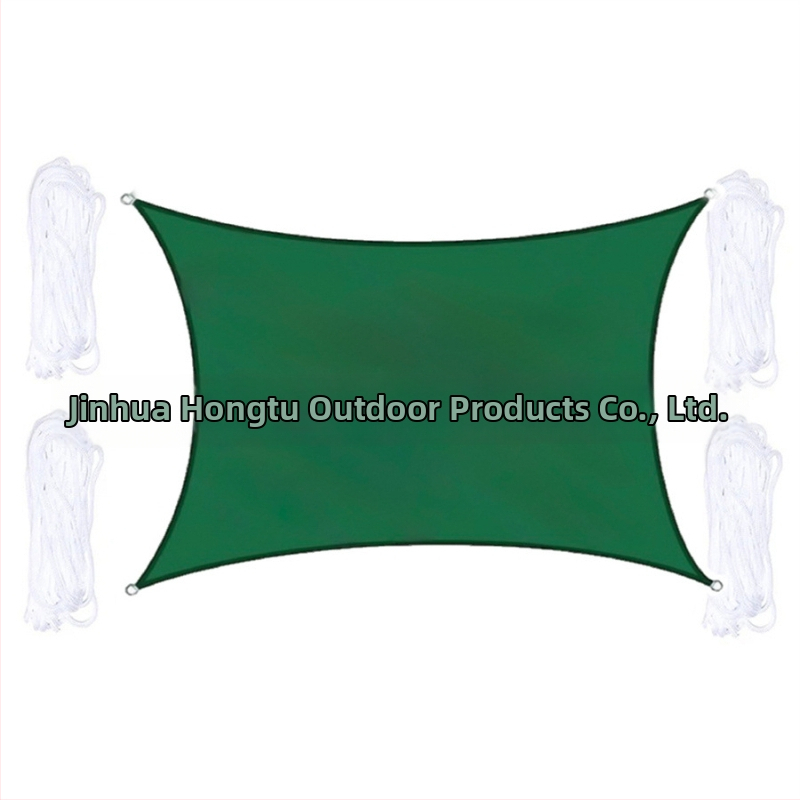 Hongtu Outdoor Taisnstūra saules aizseguma plēve ārējai lietošanai, poliestera audums, ūdensizturīgs PU-2000mm