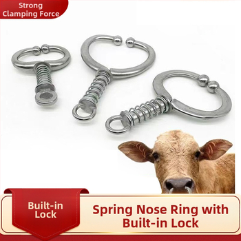 Govs deguna sprādze — spirāldeguna gredzens, vilkšanas instruments, deguna knaibles