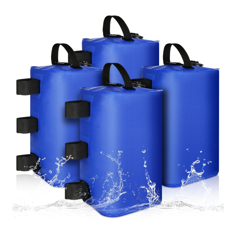 Palapinės vandens maišas su sustiprintu balastu, atspari vandeniui, 500D PVC tinklinio audinio, lauko naudojimui