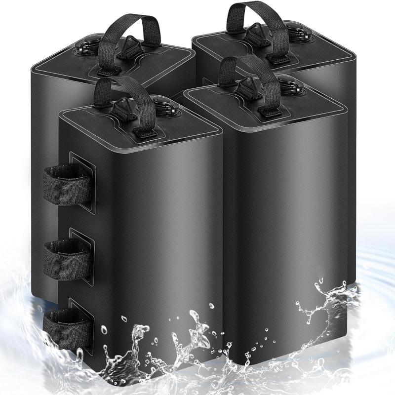 Palapinės vandens maišas su sustiprintu balastu, atspari vandeniui, 500D PVC tinklinio audinio, lauko naudojimui