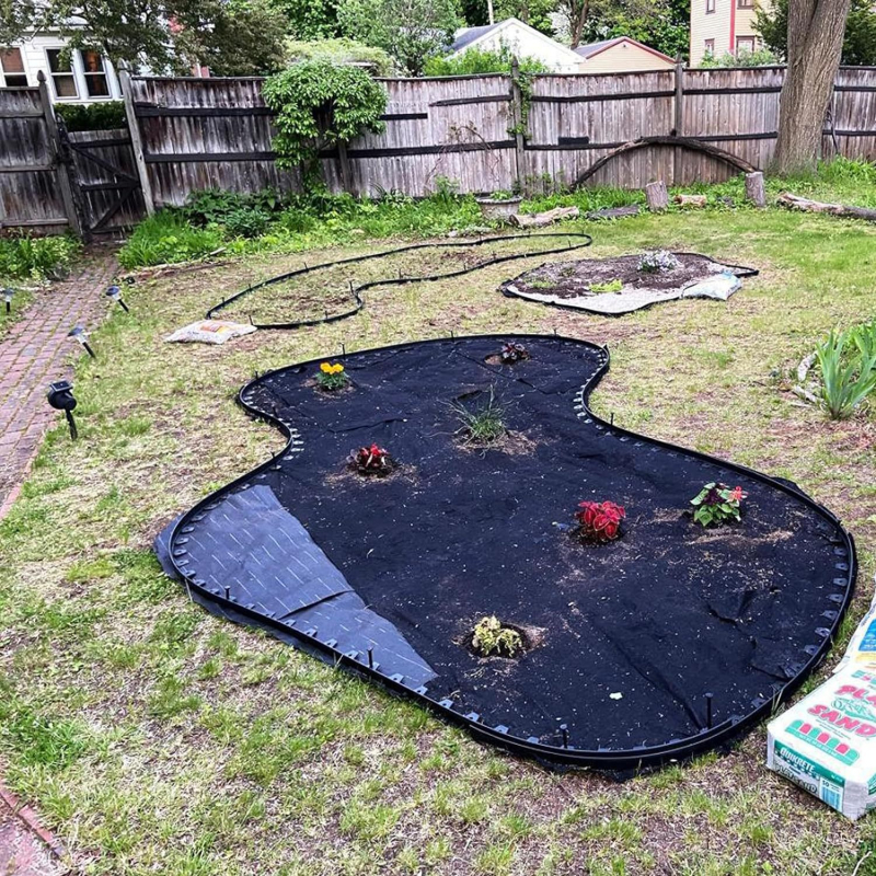 Set za izolaciju vrta s L-oblikom pregrade, PE materijal (PE materijal; izolacija; L-oblika pregrada)