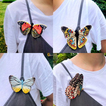 Καρφίτσα Πεταλούδα – Χειροποίητο Σετ Κεντήματος σε Ύφασμα, Αυτοκέντημα, Για Αρχάριους, Κατασκευάζεται στην Κίνα