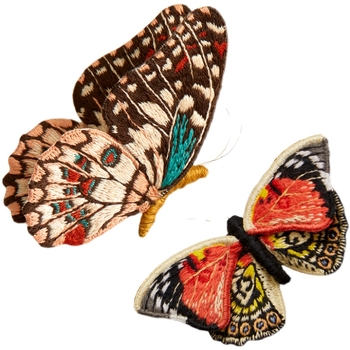 Καρφίτσα Πεταλούδα – Χειροποίητο Σετ Κεντήματος σε Ύφασμα, Αυτοκέντημα, Για Αρχάριους, Κατασκευάζεται στην Κίνα