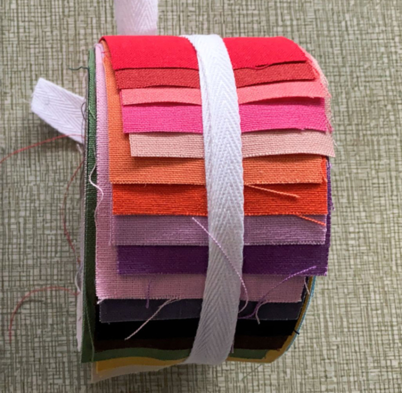 Μακριά λωρίδα βαμβακερή ύφανση για DIY αξεσουάρ μαλλιών – 100% βαμβάκι, εκτύπωση και βαφή, διακοσμητικό και συσκευαστικό ύφασμα, κατάλληλο για όλες τις εποχές
