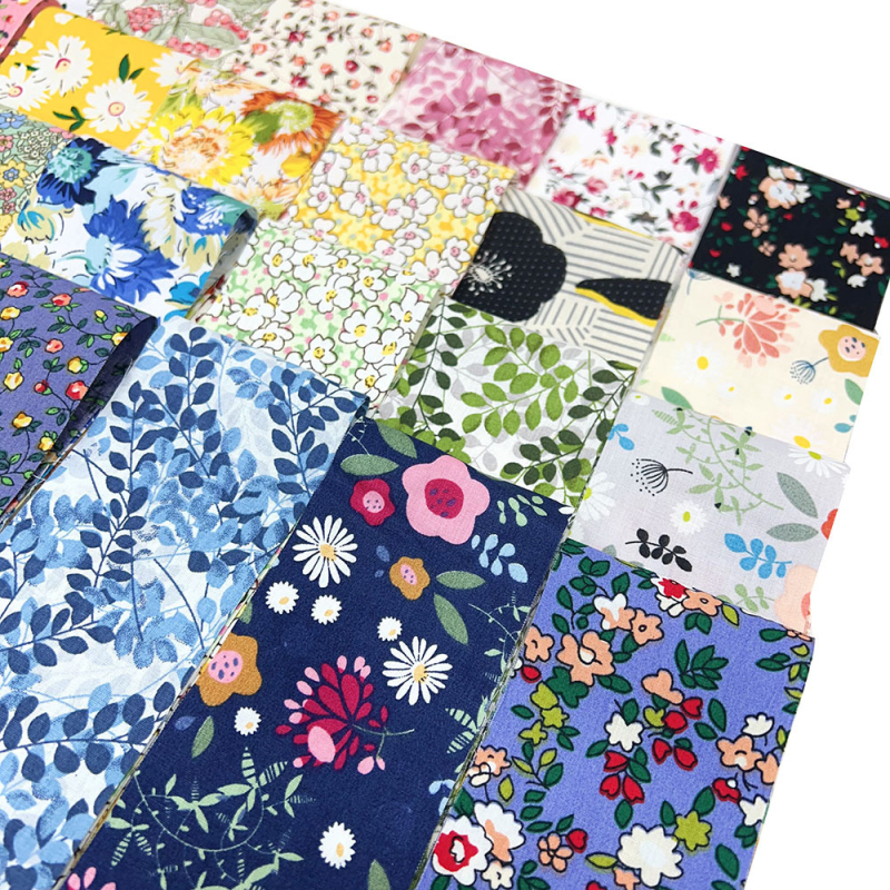 Garā kokvilnas lenta DIY matu aksesuāriem – 100% kokvilna, druka un krāsošana, dekoratīvs un iepakojuma audums, piemērots visiem gada laikiem