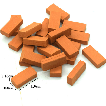 Керамични тухли за архитектурен модел за DIY мини ландшафт, сглобени