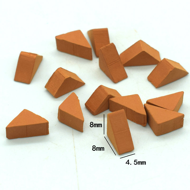 Керамични тухли за архитектурен модел за DIY мини ландшафт, сглобени