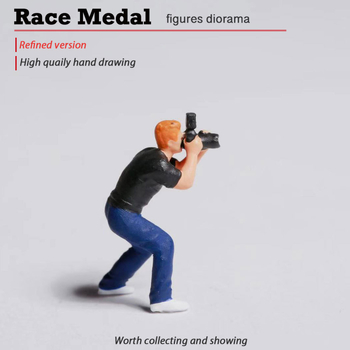 1:87 миниатюрна фотографска фигура, смола – RACE MEDAL, опакована в кутия, за възраст 15–35 г