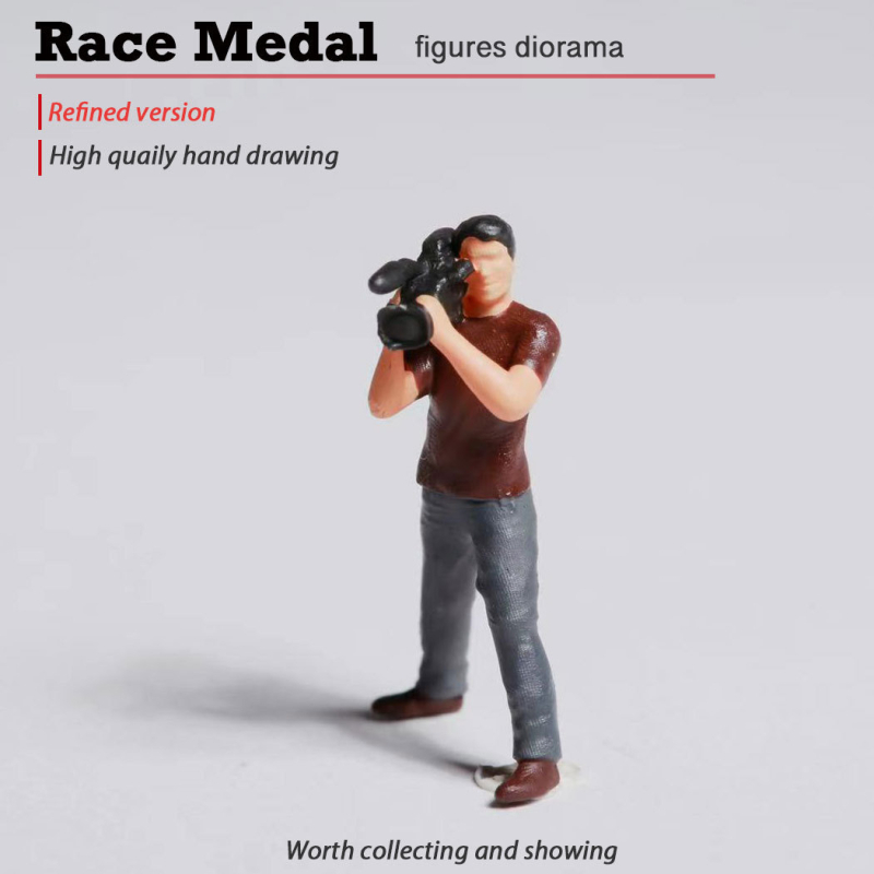 1:87 миниатюрна фотографска фигура, смола – RACE MEDAL, опакована в кутия, за възраст 15–35 г