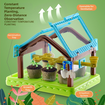 DIY Augimo stebėjimo rinkinys augalams - Plastmasinis, Daugiafunkcinis, Nėra Elektros, 4–6 metų vaikams