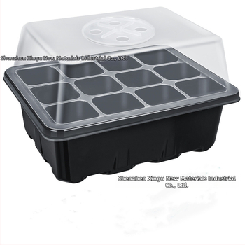 Πλαστική θήκη σπορείων με 6/12 οπές, διαπερατή και διαφανής, για καλλιέργεια σε θερμοκήπιο