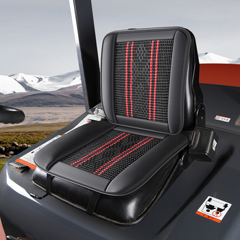 Μαξιλάρι καθίσματος για βαριά μηχανήματα — συμβατό με forklift, εκσκαφέα, γερανό, τρακτέρ και κατασκευαστικές οχήματα; επιφάνεια: Ice Silk; γέμισμα: συνθετικό νήμα; Τέσσερις εποχές Universal; μάρκα Hansheng car