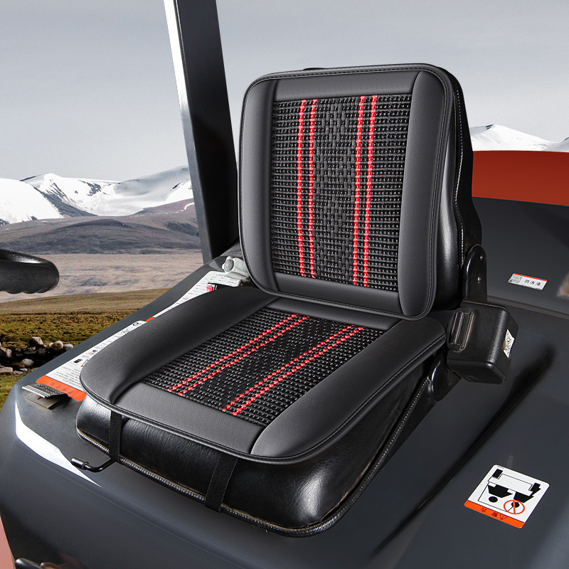 Μαξιλάρι καθίσματος για βαριά μηχανήματα — συμβατό με forklift, εκσκαφέα, γερανό, τρακτέρ και κατασκευαστικές οχήματα; επιφάνεια: Ice Silk; γέμισμα: συνθετικό νήμα; Τέσσερις εποχές Universal; μάρκα Hansheng car