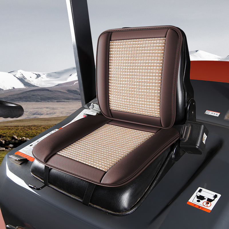 Μαξιλάρι καθίσματος για βαριά μηχανήματα — συμβατό με forklift, εκσκαφέα, γερανό, τρακτέρ και κατασκευαστικές οχήματα; επιφάνεια: Ice Silk; γέμισμα: συνθετικό νήμα; Τέσσερις εποχές Universal; μάρκα Hansheng car