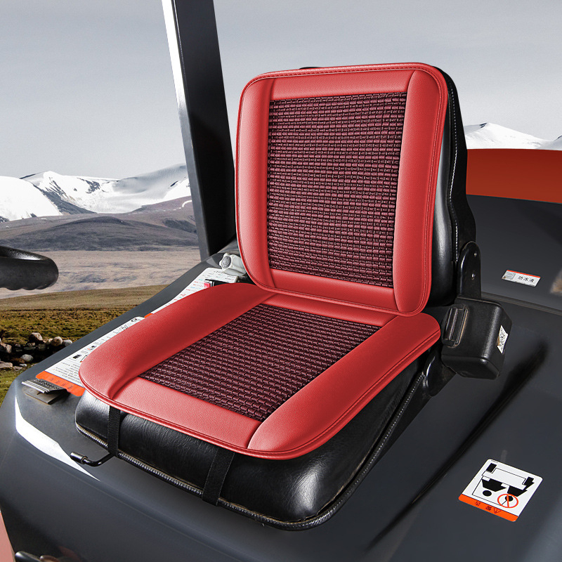 Μαξιλάρι καθίσματος για βαριά μηχανήματα — συμβατό με forklift, εκσκαφέα, γερανό, τρακτέρ και κατασκευαστικές οχήματα; επιφάνεια: Ice Silk; γέμισμα: συνθετικό νήμα; Τέσσερις εποχές Universal; μάρκα Hansheng car