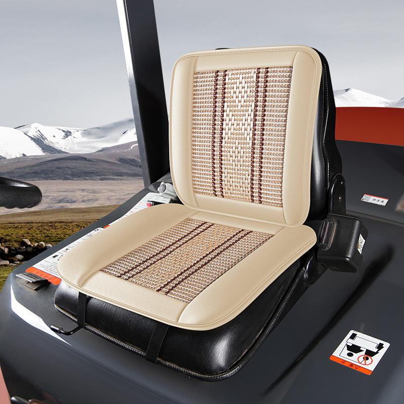 Μαξιλάρι καθίσματος για βαριά μηχανήματα — συμβατό με forklift, εκσκαφέα, γερανό, τρακτέρ και κατασκευαστικές οχήματα; επιφάνεια: Ice Silk; γέμισμα: συνθετικό νήμα; Τέσσερις εποχές Universal; μάρκα Hansheng car