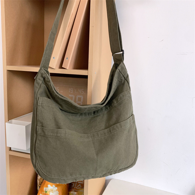 Platnena tote torba sa zipom, unutarnji džep sa zipom, horizontalni kvadratni oblik