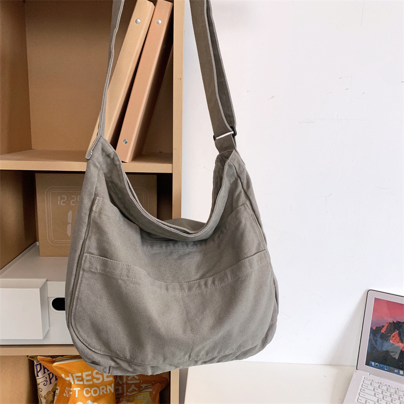 Platnena tote torba sa zipom, unutarnji džep sa zipom, horizontalni kvadratni oblik