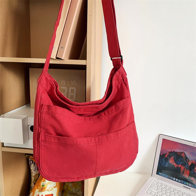 Platnena tote torba sa zipom, unutarnji džep sa zipom, horizontalni kvadratni oblik