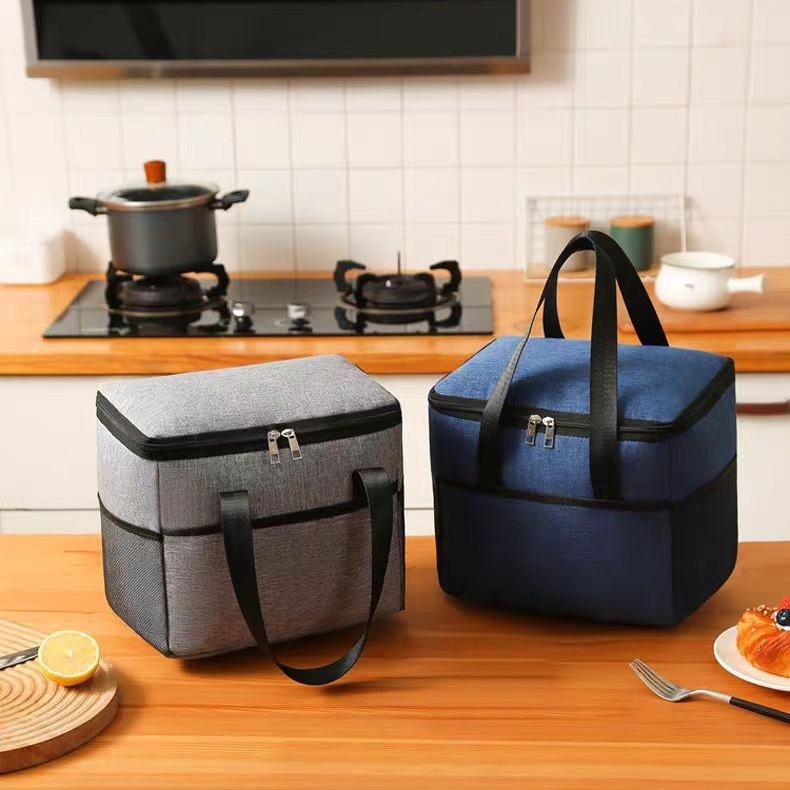 Τσάντα αποθήκευσης εξωτερικών ειδών σερβιρίσματος με μόνωση, πτυσσόμενη, ύφασμα Oxford, χωρητικότητα 20