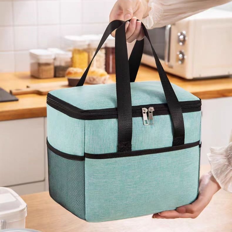 Τσάντα αποθήκευσης εξωτερικών ειδών σερβιρίσματος με μόνωση, πτυσσόμενη, ύφασμα Oxford, χωρητικότητα 20