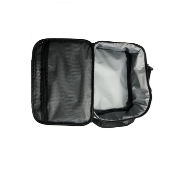 Θερμομονωτική τσάντα γεύματος για μαθητές, πολυεστέρας, ρετρό στιλ αντίκα, φορητή, συμβατή με παγοκύστη