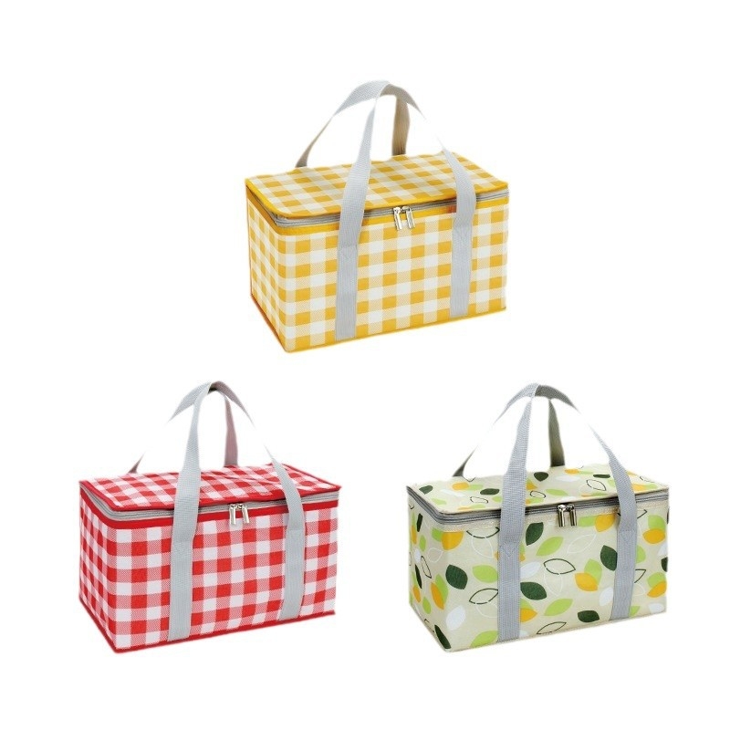 Taška na piknik s izoláciou (Materiál: Oxford látka; Štýl: Moderný, štvorcový; Kategória: Ice pack, Piknik taška; Pôvod: Wenzhou; Uvedenie: leto 2024)