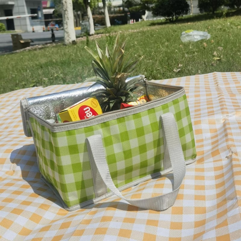Taška na piknik s izoláciou (Materiál: Oxford látka; Štýl: Moderný, štvorcový; Kategória: Ice pack, Piknik taška; Pôvod: Wenzhou; Uvedenie: leto 2024)