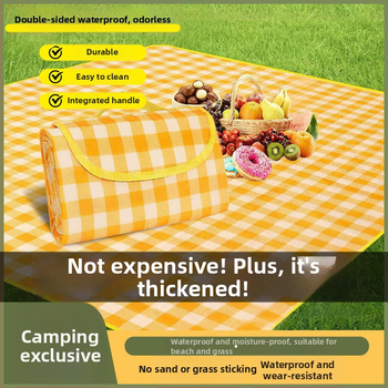 Mitrumizturīga piknika sega, neaudēts audums, 400 g, 5–6 cilvēkiem, modelis RT2356