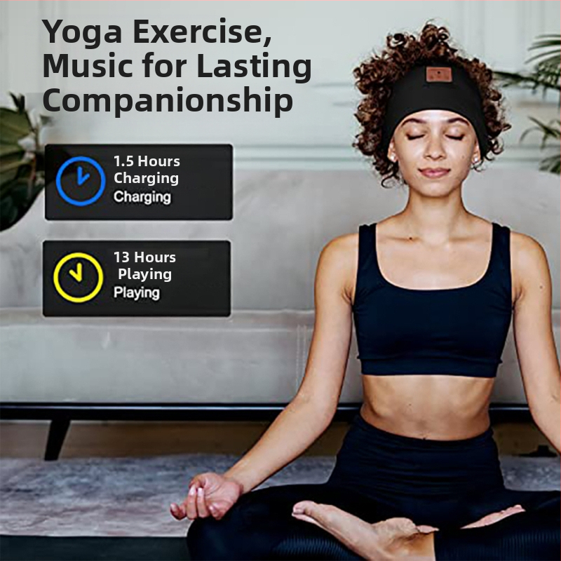 Bluetooth športový pás na hlavu, nízka latencia pre e‑sporty, 5.0, dosah 15 m, viac ako 8 hodín výdrže, stereo zvuk