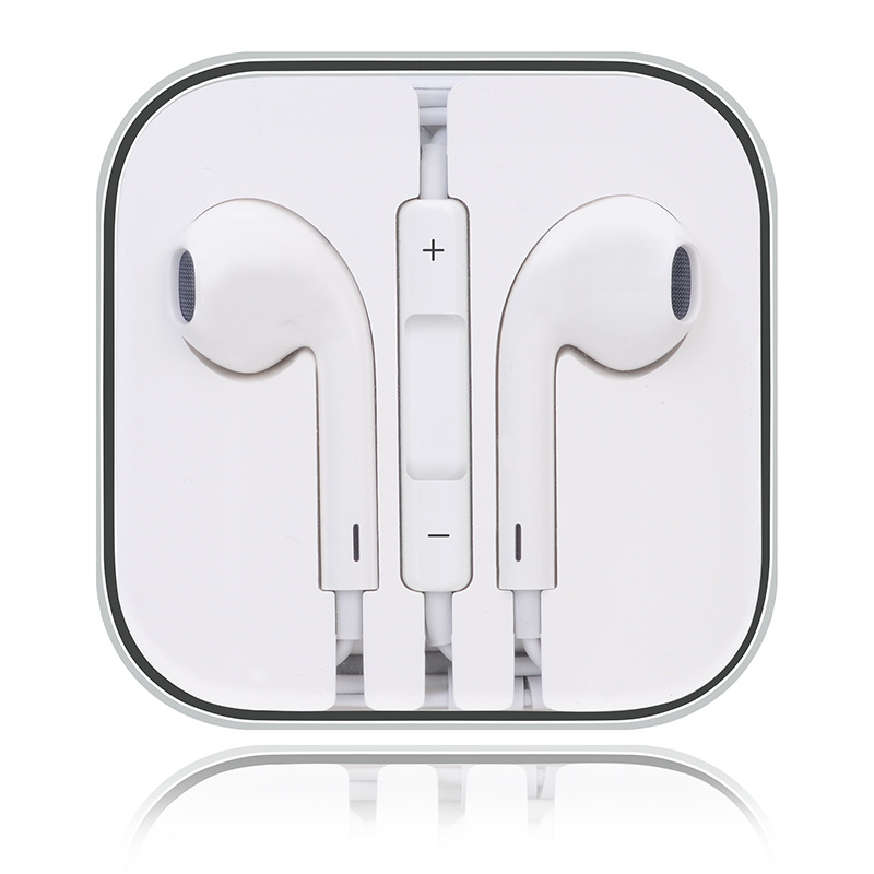 In-ear кабелни слушалки с басов звук и микрофон, модел 20160517, кабел 120 см