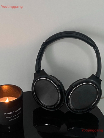 Ασύρματα ακουστικά πάνω από τα αυτιά με Bluetooth, αναδιπλούμενα, ενεργή εξουδετέρωση θορύβου, υψηλής ποιότητας ήχος