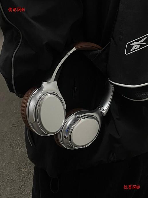 Ασύρματα ακουστικά πάνω από τα αυτιά με Bluetooth, αναδιπλούμενα, ενεργή εξουδετέρωση θορύβου, υψηλής ποιότητας ήχος