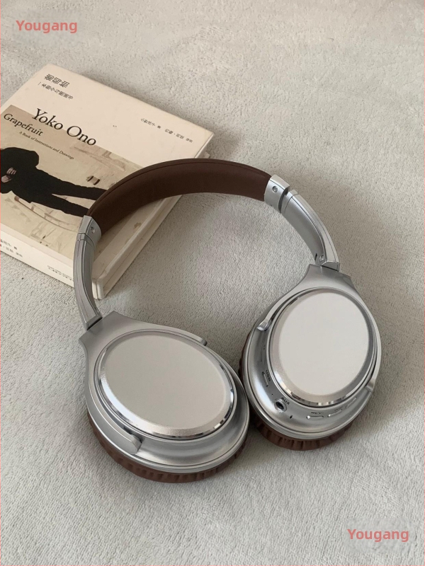 Безжични слушалки над ухото с Bluetooth, сгъваеми, активно шумопотискане и висококачествен звук