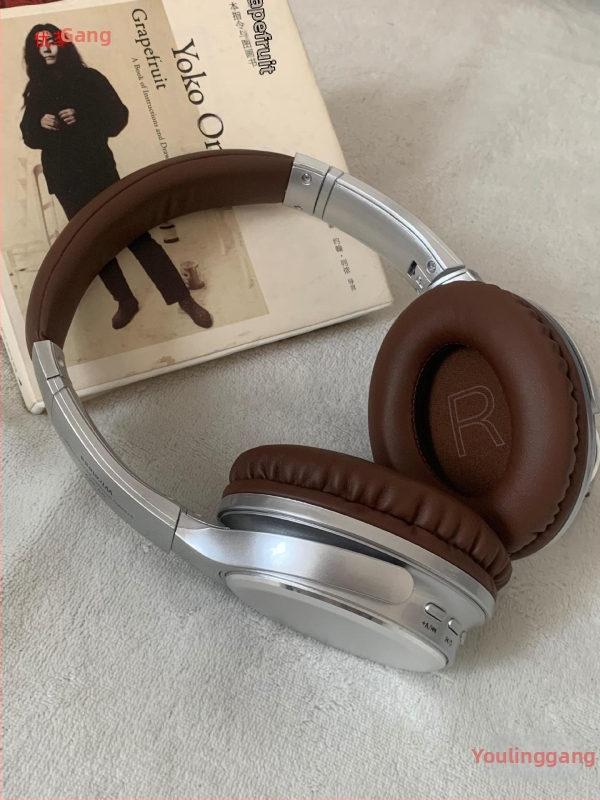 Безжични слушалки над ухото с Bluetooth, сгъваеми, активно шумопотискане и висококачествен звук