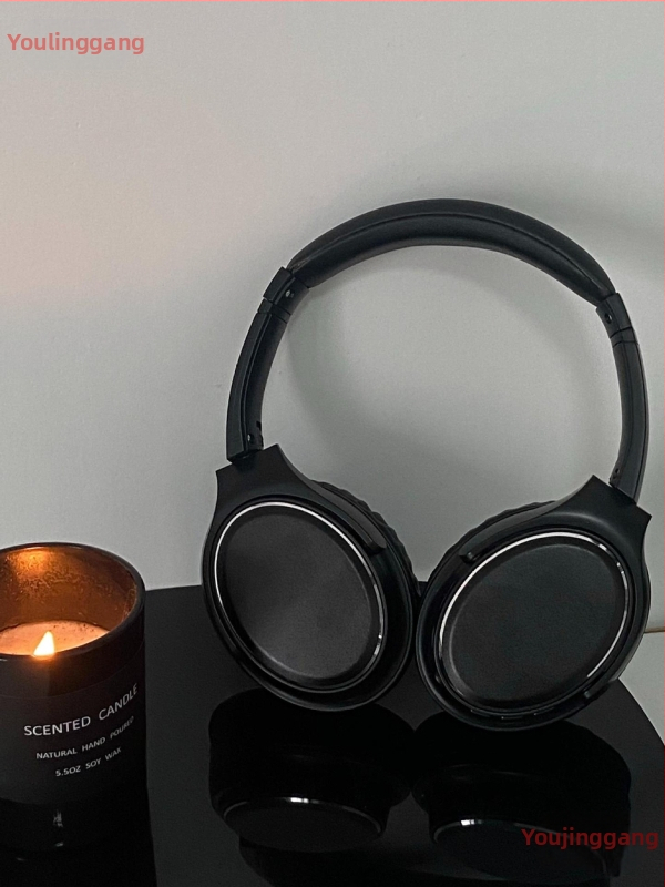 Безжични слушалки над ухото с Bluetooth, сгъваеми, активно шумопотискане и висококачествен звук