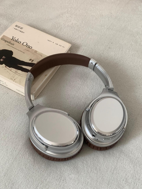 Ασύρματα ακουστικά πάνω από τα αυτιά με Bluetooth, αναδιπλούμενα, ενεργή εξουδετέρωση θορύβου, υψηλής ποιότητας ήχος