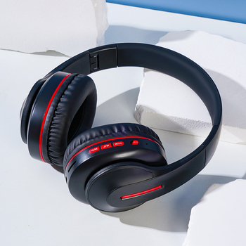 Soai Bluetooth слушалка с шумоподаване, обхват 10 м, Bluetooth 5.0, надглавен дизайн, двуканално стерео